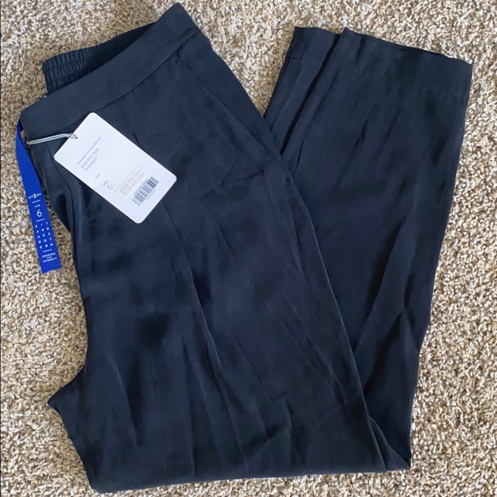 Stretch Silk Trouser - Kit and Ace